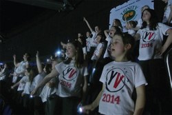 Trinity Choir at the Young Voices Concert, O2 Arena