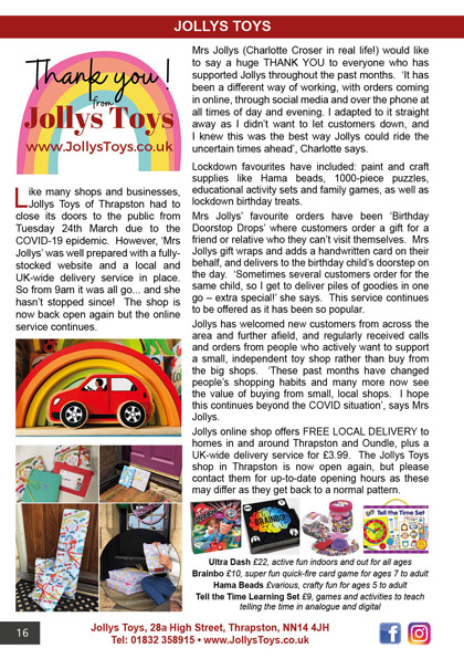 Jollys Toys - Thank you