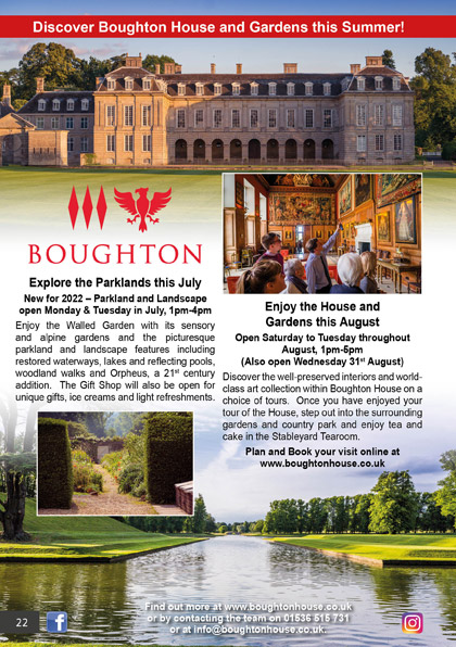 Boughton House Summer 2022