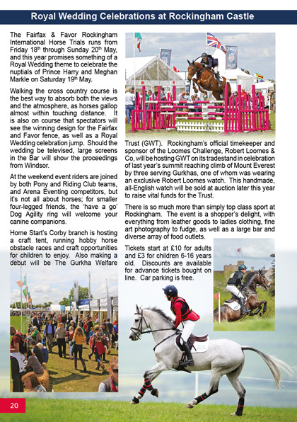 The Fairfax & Favor Rockingham International Horse Trials 