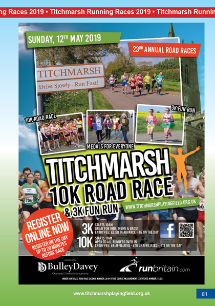 Titchmarsh Running Races 2019 