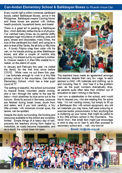 Can-Andan Elementary School & Balikbayan Boxes