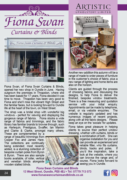Fiona Swan Curtains & Blinds