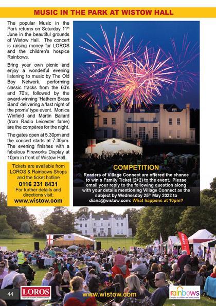 Music in the Park at Wistow Hall 2022