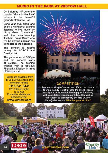 Music in the Park at Wistow Hall 2023